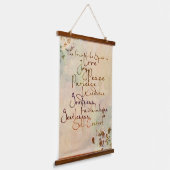 Vrucht van de Geest Hangend Wandkleed (Gebogen)
