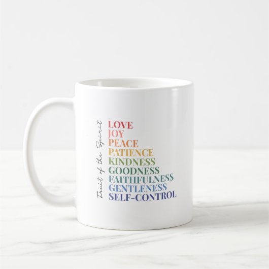 Vrucht van de Geest Koffiemok (Links)