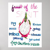 Vrucht van de Geest Kunst Vrucht van de Geest Post Poster (Voorkant)