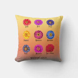Vrucht van de geest Met Zinnias Kussen