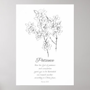 Vrucht van de Geest Romeinen 15:5 Schriftuur Bijbe Poster
