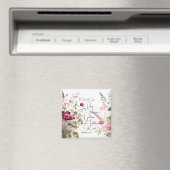 Vrucht van de Geest roze bloem Magneet (Insitu (Vaatwasser))