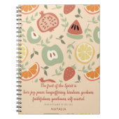 Vrucht van de Geest Schrift Notitieboek (Voorkant)