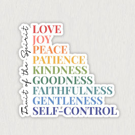 Vrucht van de Geest Sticker