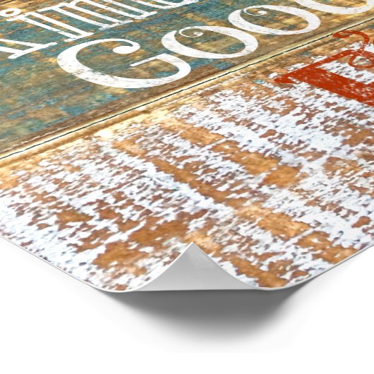 Vrucht van de Geestenbijbel Rustiek Poster (Hoek)