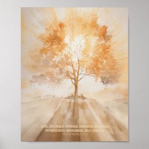 Vrucht van de Heilige Geest, digitale print, schet Poster