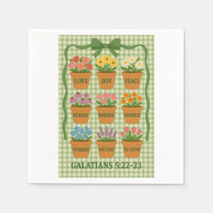 Vrucht van de Heilige Geest Groen Servet