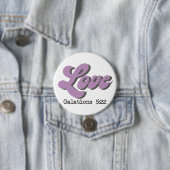 Vrucht van de Heilige Geest ~ Liefde ~ Ronde Button 7,6 Cm (In situ)