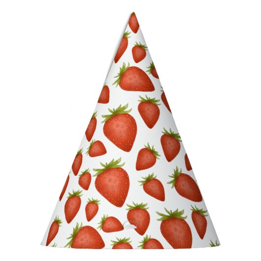 Vruchtaardbeien Feesthoedjes (Links)