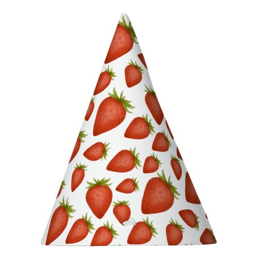 Vruchtaardbeien Feesthoedjes (Rechts)