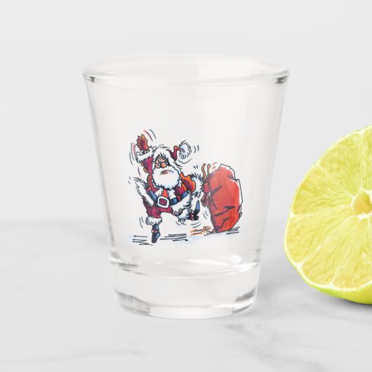 Vruchtbaar kerstglas shot glas (Voorkant)