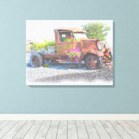 Vruchtbaar op hoge leeftijd canvas afdruk (Insitu (Houten vloer))