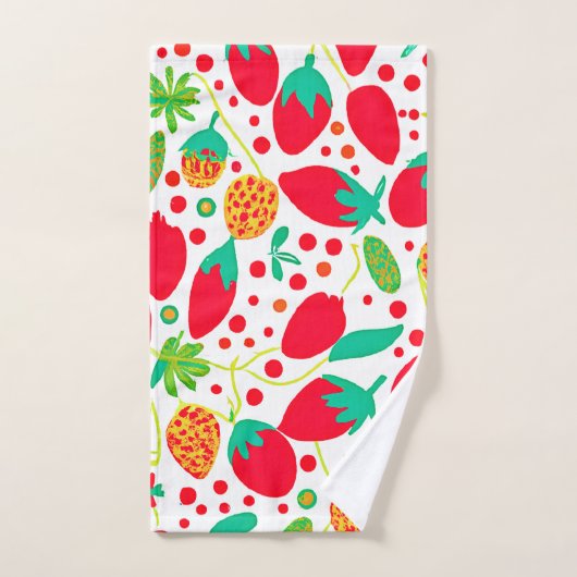 Vruchtbaar Palet Levendig Patroon Bad Handdoek (Handdoek)