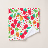 Vruchtbaar Palet Levendig Patroon Bad Handdoek (Wasdoekje)