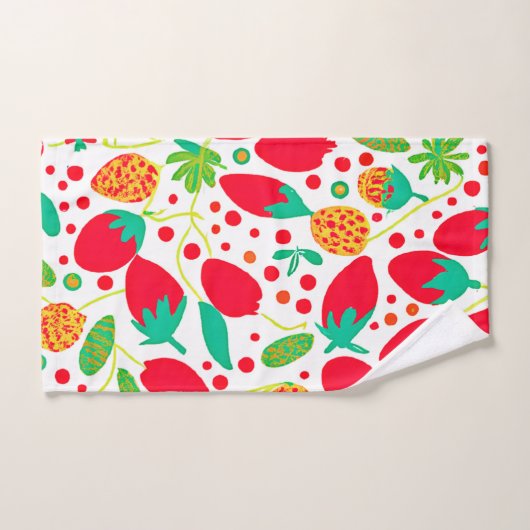 Vruchtbaar Palet Levendig Patroon Bad Handdoek (Handdoek)