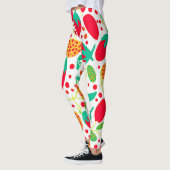 Vruchtbaar Palet Levendig Patroon Leggings (Links)
