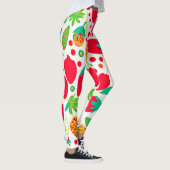 Vruchtbaar Palet Levendig Patroon Leggings (Rechts)
