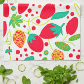 Vruchtbaar Palet Levendig Patroon Theedoek (Gevouwen)