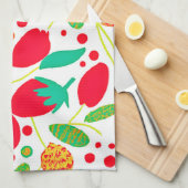 Vruchtbaar Palet Levendig Patroon Theedoek (Quarter Fold)