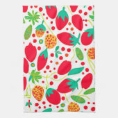 Vruchtbaar Palet Levendig Patroon Theedoek (Verticaal)