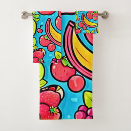 Vruchtbaar Patroonontwerp Bad Handdoek