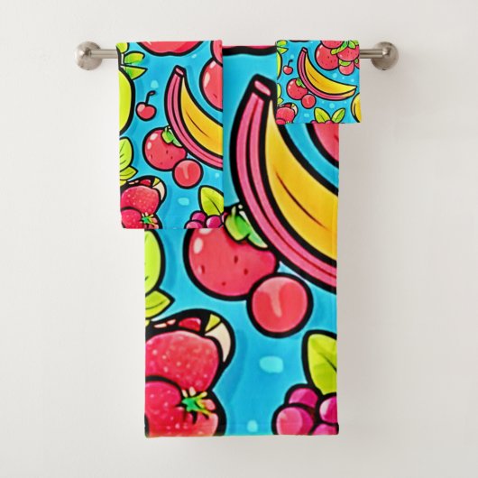 Vruchtbaar Patroonontwerp Bad Handdoek (Insitu)