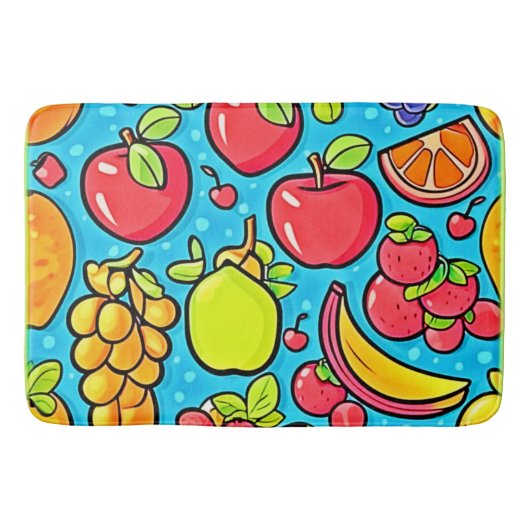 Vruchtbaar Patroonontwerp Badmat (Voorkant)