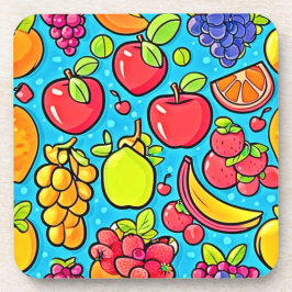 Vruchtbaar Patroonontwerp Bier Onderzetter