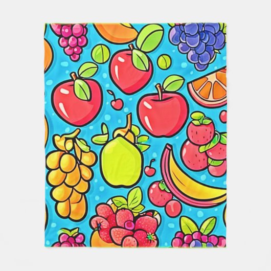 Vruchtbaar Patroonontwerp Fleece Deken (Voorkant)