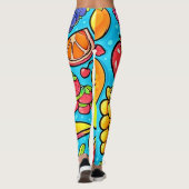 Vruchtbaar Patroonontwerp Leggings (Achterkant)