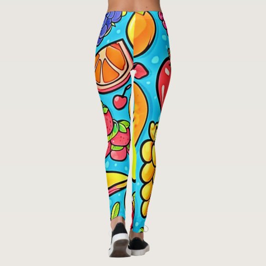 Vruchtbaar Patroonontwerp Leggings (Achterkant)