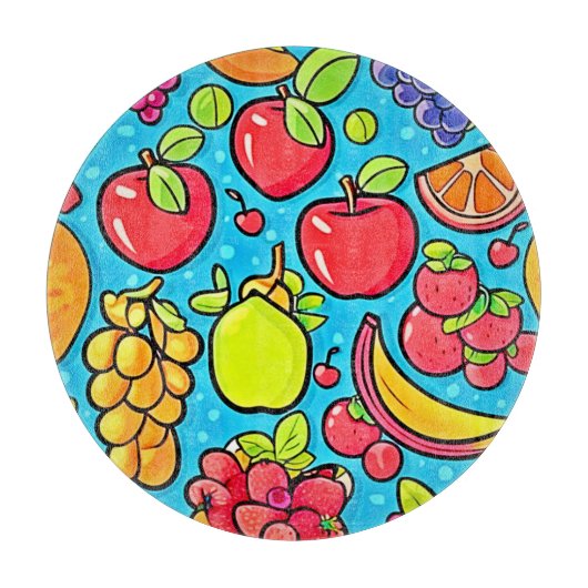 Vruchtbaar Patroonontwerp Snijplank (Voorkant)