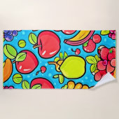 Vruchtbaar Patroonontwerp Strandlaken (Voorkant)