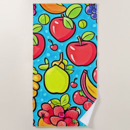 Vruchtbaar Patroonontwerp Strandlaken