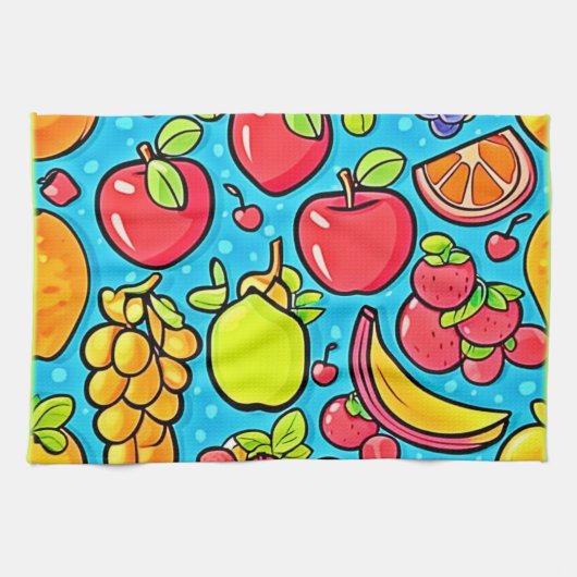 Vruchtbaar Patroonontwerp Theedoek (Horizontaal)