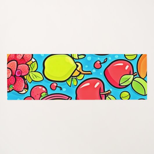 Vruchtbaar Patroonontwerp Yogamat (Achterkant (horizontaal))