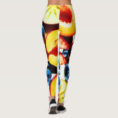 Vruchtbaar trillingspatroon leggings (Achterkant)