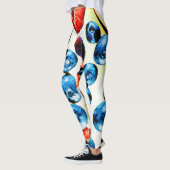 Vruchtbaar trillingspatroon leggings (Links)