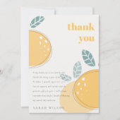 Vruchtbaarheid Abstracte Lemon is verboden Elke da Bedankkaart (Voorkant)