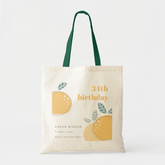 Vruchtbaarheid Abstracte Lemon is verboden Elke da Tote Bag (Voorkant)