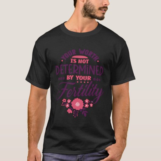 Vruchtbaarheid Embryo Infertiliteit Warrior Behand T-shirt (Voorkant)
