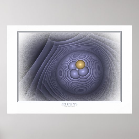 Vruchtbaarheid Poster op wit (Voorkant)
