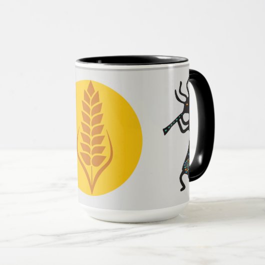 Vruchtbaarheid Springtime Kokopelli Mok (Voorkant rechts)