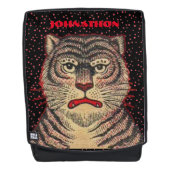 Vruchtbaars Aziatische Gestreepte tijgerkop op Rod Rugtassen (Voorkant)