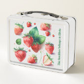 Vruchtbare aardbeien, metaal (Achterkant)