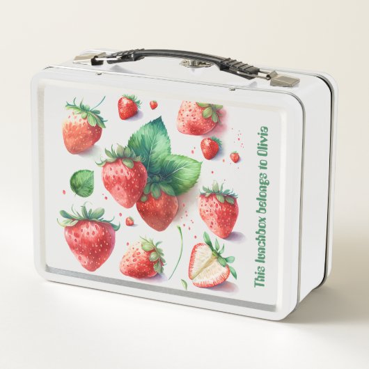 Vruchtbare aardbeien, metaal (Achterkant)