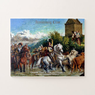 Vruchtbare Armstrong Scottish Border Clan Castle Legpuzzel