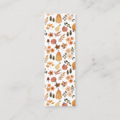 Vruchtbare bloeiende boek Kaart Bladwijzer Contactkaartje (Voorkant)