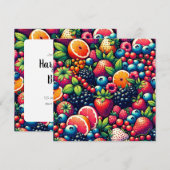 Vruchtbare harmonie: een symfonie van de beloning  kaart (Voorkant / Achterkant)