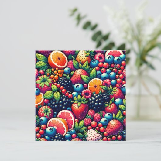 Vruchtbare harmonie: een symfonie van de beloning  kaart (Staand voorkant)